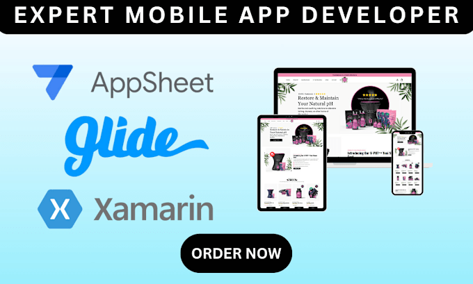 Gig Preview - Do glide app glide appsheet mobile app xamarin mobile app