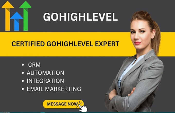 Gig Preview - Setup gohighlevel CRM, gohighlevel email marketing, gohighlevel automation