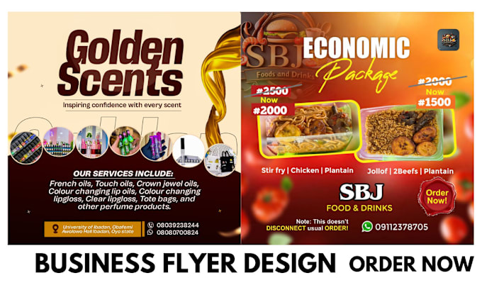 Gig Preview - Do professional flyer design brochure design business flyer postcard in 12 hrs