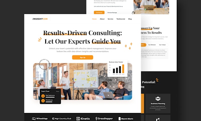 Gig Preview - Build wix website design development redesign