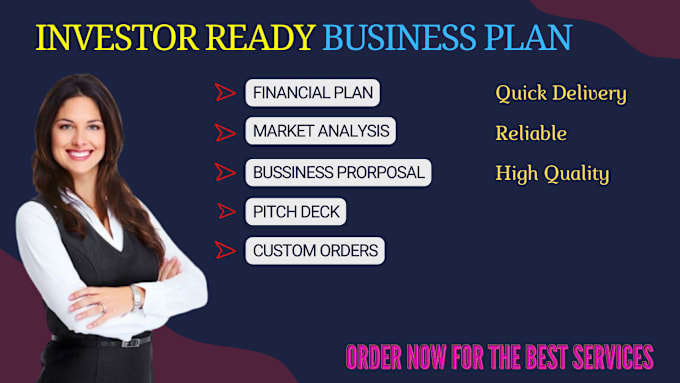 Gig Preview - Write business plans, startups, business plan writer