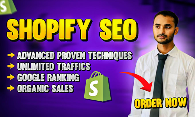 Gig Preview - Complete seo of shopify ecommerce store to increase orgnic sales