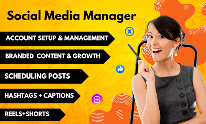 Gig Preview - Be your monthly social media manager and content creator