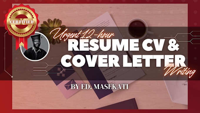 Gig Preview - Deliver professional resume CV and cover letter in 12 hours