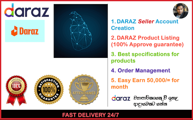 Gig Preview - Provide daraz virtual assistant services a to z ,SEO product listing on daraz