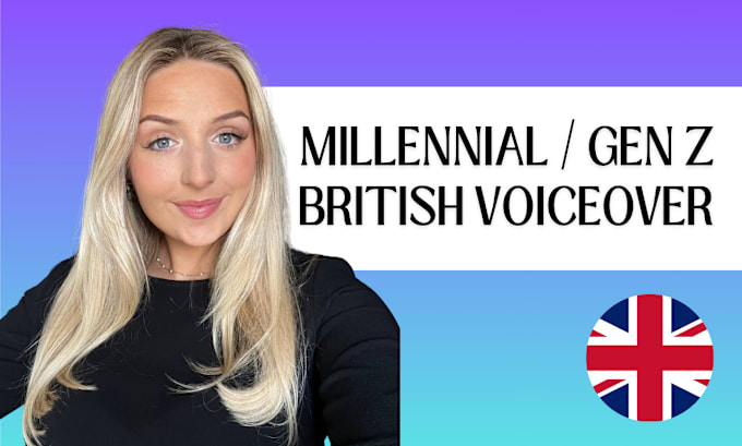 Gig Preview - Record a young british voice over for adverts