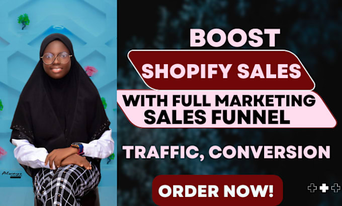 Bestseller - do full shopify marketing sales funnel shopify promotion to boost sales