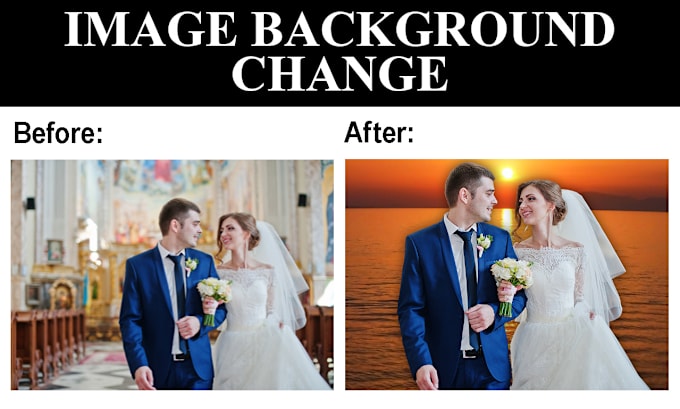 Gig Preview - Professionally change the background of your photos