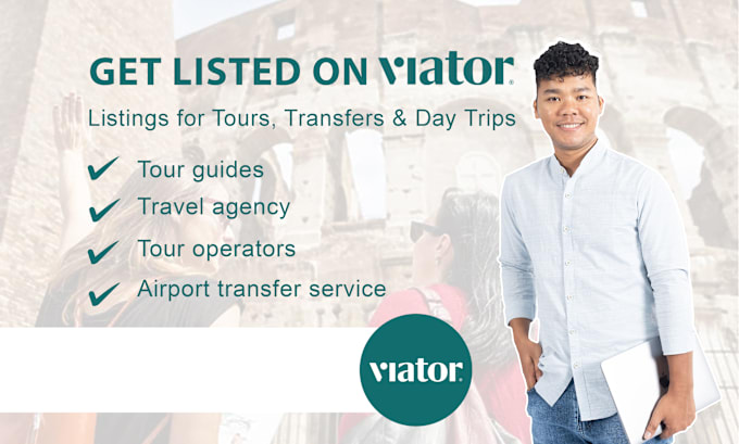 Gig Preview - Create professional viator listings for tours, transfers and day trips