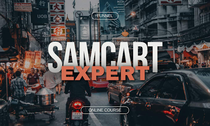 Gig Preview - Samcart online course website, sales funnel, tilda sales page, thinkific expert