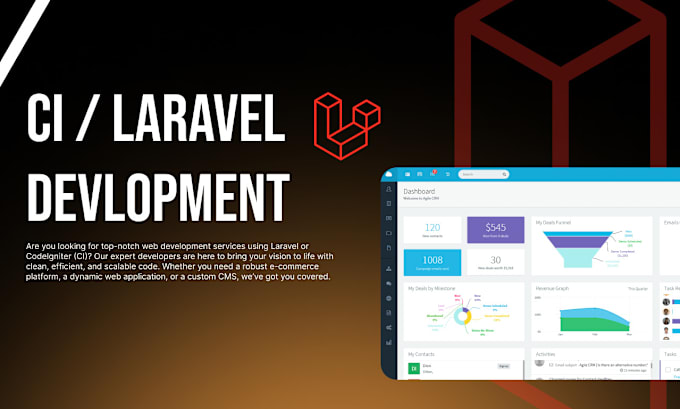 Bestseller - give professional laravel codeigniter development services