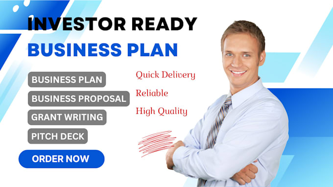 Gig Preview - Write complete business plans with financial plan