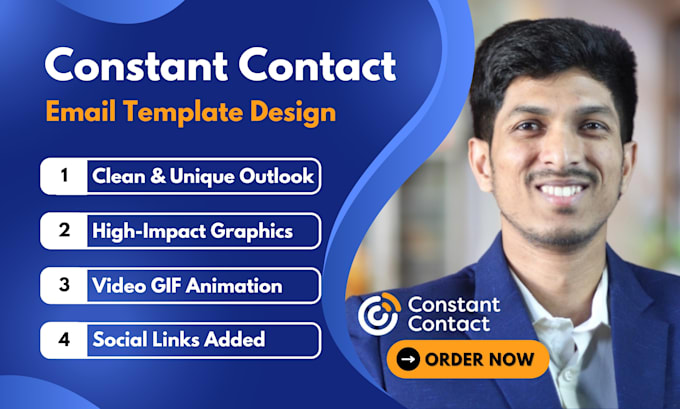 Gig Preview - Design constant contact email template or newsletter in 24 hours