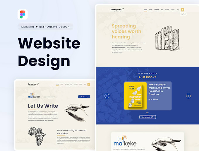 Gig Preview - Do modern website design, figma, framer, UI UX, webflow website design