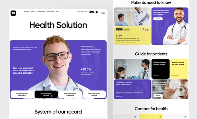 Gig Preview - Create healthcare agency website, healthcare staffing, healthcare website