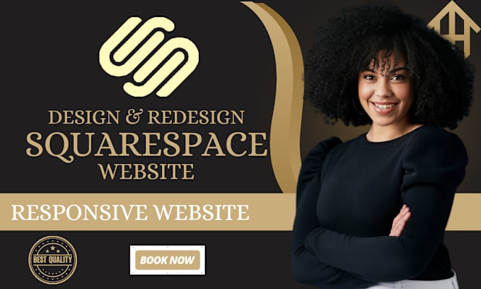 Gig Preview - Create squarespace website design and redesign, squarespace