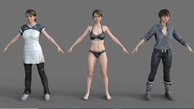 Gig Preview - 3d hyper realistic metahuman character, 3d game character, 3d game asset, ue5