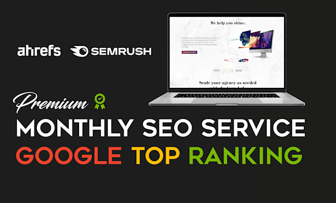 Gig Preview - Complete monthly seo service for google top ranking