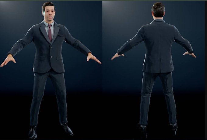 Gig Preview - 3d realistic hyper character modeling 3dgame character model 3d metahuman uv map