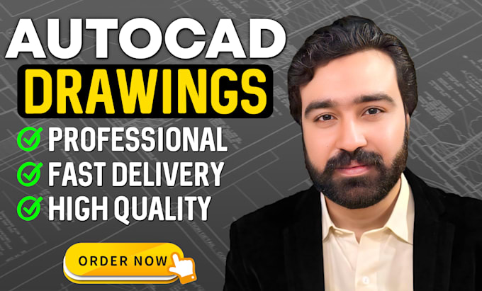 Gig Preview - Professional autocad draftsman for high quality construction drawings