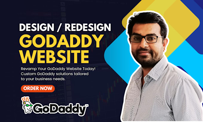 Gig Preview - Design, redesign, build or revamp godaddy website