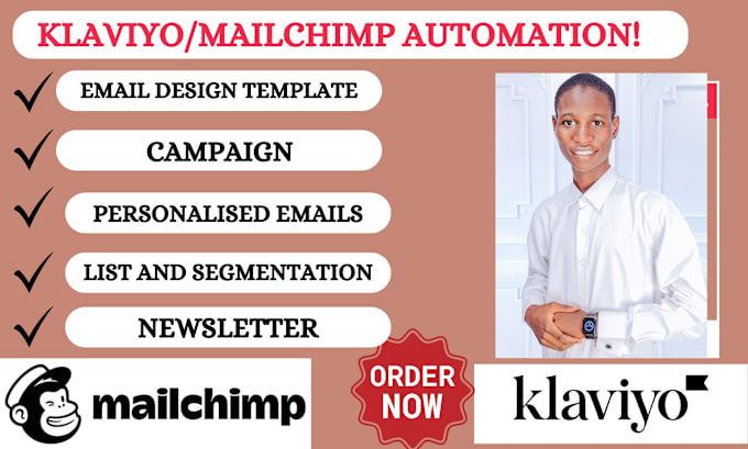 Bestseller - setup klaviyo email template design, do mailchimp campaign newsletter marketing