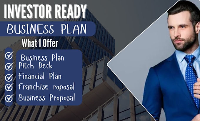 Gig Preview - Write investor ready business plans, financial plans, projections and pitch deck