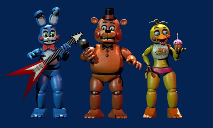 Gig Preview - Make 3d realistic and animatonic fnaf model as oc or for fan games