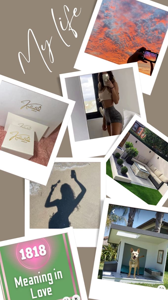 Gig Preview - Design personalized vision board to manifest your dreams