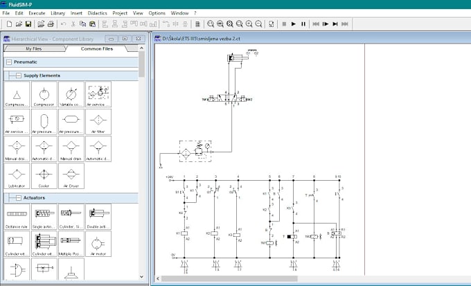 Gig Preview - Build pneumatic electrical circuit scheme for you