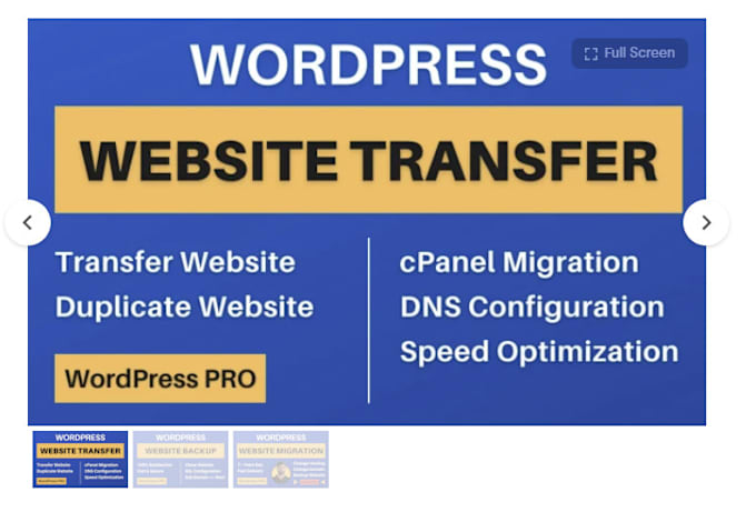 Gig Preview - Wordpress installation, wordpress migration,  website speed