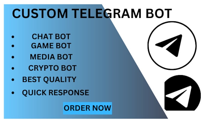 Gig Preview - Develop telegram chat bot