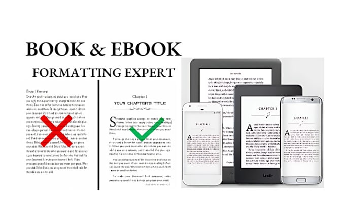 Gig Preview - Format your manuscript  for amazon kindle, lulu, google books, apple book, noble