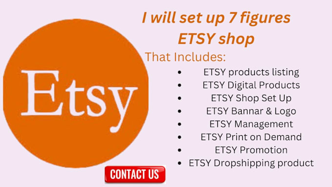 Gig Preview - Set up your etsy digital product shop optimize etsy product listings for SEO