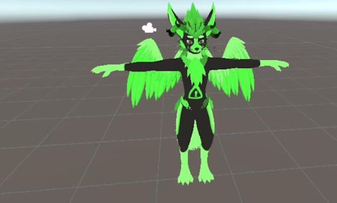 Gig Preview - Do vrchat avatar, vrchat logo, vrchat video game,