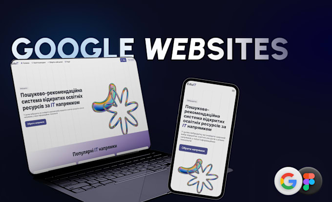 Gig Preview - Design and develop a website for you or your business with google sites