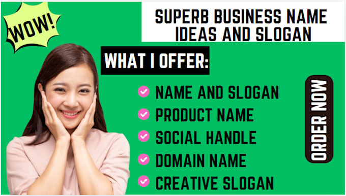 Bestseller - create a superb business names, brand and company name, products, domain, slogan