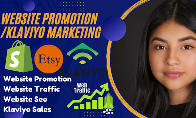 Gig Preview - Do website promotion ecommerce shopify marketing klaviyo flow automation