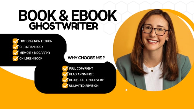 Gig Preview - Be your book writer, ebook ghostwriter, ebook writer, romance ghostwriter, novel