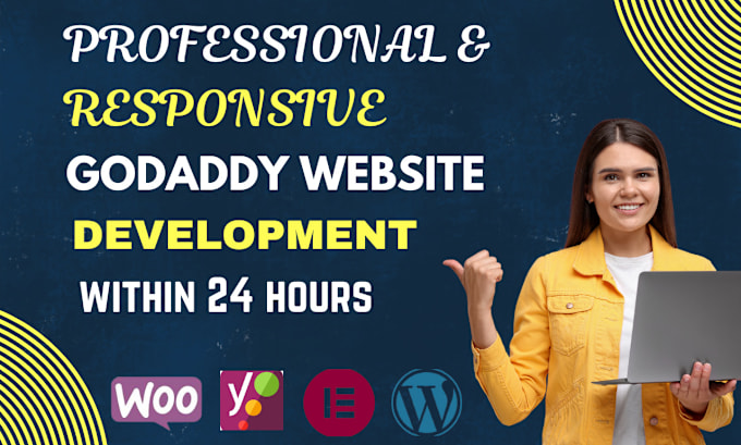 Gig Preview - Design godaddy website redesign godaddy website professionally