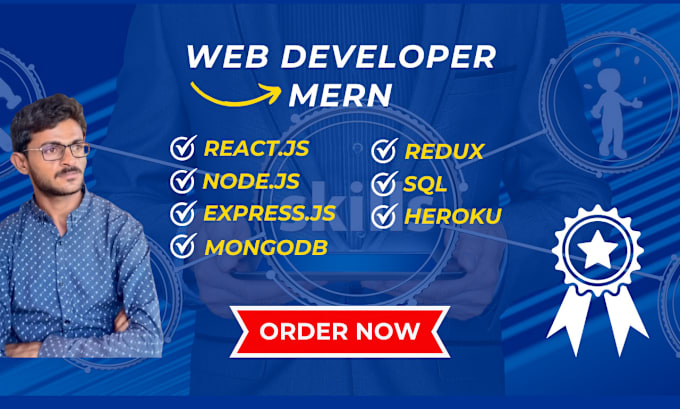 Gig Preview - Be full stack web developer and mern stack developer