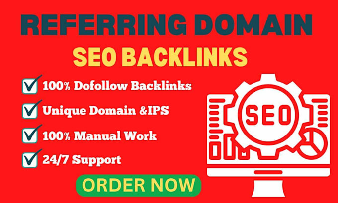 Gig Preview - Build referring domain backlink for website ranking