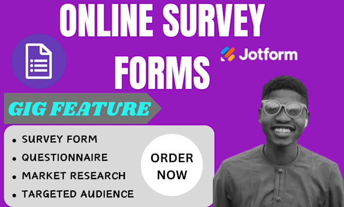 Gig Preview - Conduct online survey form and get real targeted audience