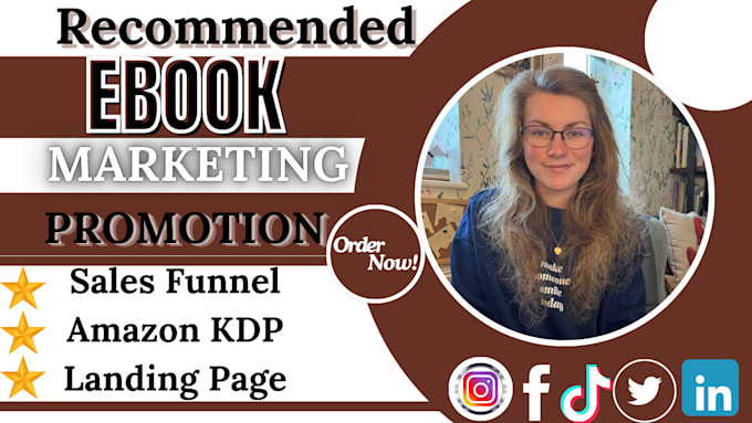 Gig Preview - Do ebook marketing ebook formating and layout, ebook sales funnel amazon KDP ads