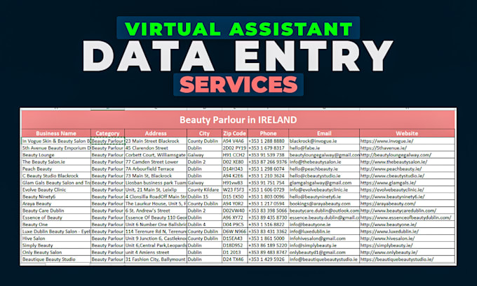 Gig Preview - Be your virtual assistant for perfect  data entry web research copy paste