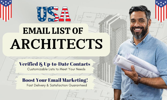 Gig Preview - Provide email list of USA architects