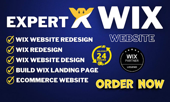 Gig Preview - Do wix website redesign, wix redesign, wix website, wix website redesign