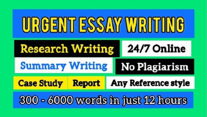 Gig Preview - Do literature essays, research, summary writing, review, case study, and reports