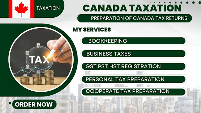 Gig Preview - Canada tax filing canada t2 corporation tax canada tax returns canada tax CPA