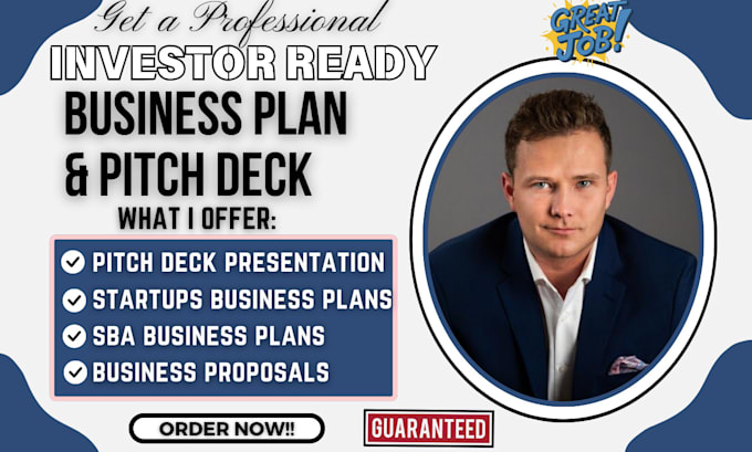 Gig Preview - Be startups business plan writer business proposal financial plan grant proposal